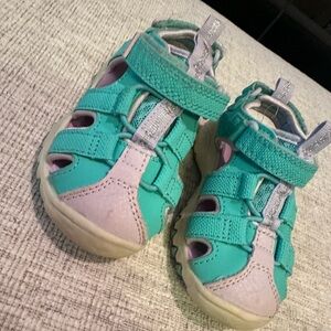 Cat & Jack Toddler Teri Apparel Work Fisherman Sandals Sneakers Green Sz 6 Shoes